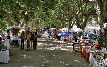 markt in Saint-Ambroix